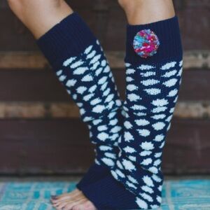 Last pair. Pom Pom Leg Warmers